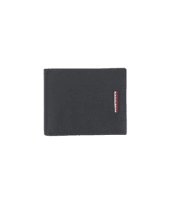 Tommy Hilfiger Men's Passcase Wallet with Removable ID Window Black