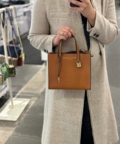 Alternative view of Marc Jacobs Mini Grind Brown Leather Tote Bag