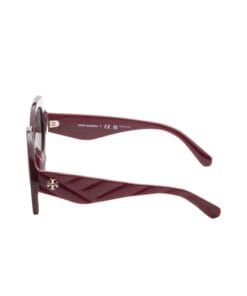 Alternative view of Tory Burch Irregular Women's Sunglasses - Bordeaux Acetate