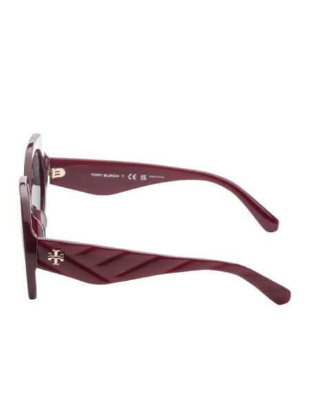 Alternative view of Tory Burch Irregular Women's Sunglasses - Bordeaux Acetate