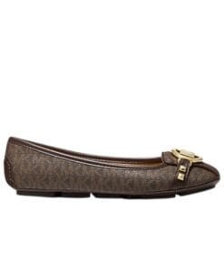 Alternative view of Michael Kors Fulton Studded Logo Moccasin Brown (Size 39)