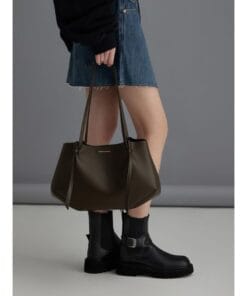 Alternative view of Charles & Keith Calla Tote Bag - Dark Moss