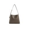 Stylish Nappa PU Edna Tote Bag in Dark Moss with adjustable strap for women in Bahrain.