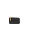 Lightweight black Charles & Keith Lane wallet featuring a gold-tone key zipper pull and multiple card slots for women.