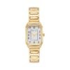 Elegant gold-tone Anne Klein women's watch featuring an easy-to-read white crosshair dial and comfortable expansion bracelet, available in Bahrain.