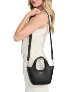 Alternative view of Guess Calista 2-in-1 Mini Tote Bag - Black (Elegant Edition)