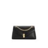 Charles & Keith Lilibet Metallic-Accent Chain-Strap Bag - Black