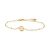 Close-up of Aigner 12x12mm gold fashion bracelet, showcasing elegant design for sophisticated women in Bahrain.