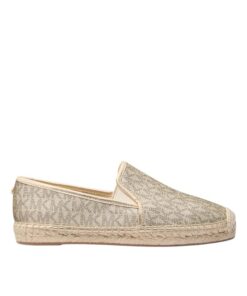 Alternative view of Michael Kors Hastings Metallic Signature Espadrille Pale Gold (EU 42.5)