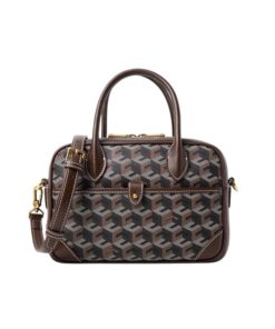 Structured Chestnut Brown Vegan Leather Tote Bag for Women in Bahrain