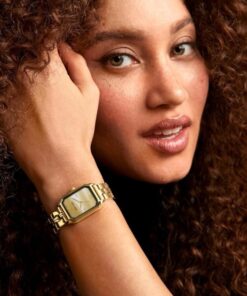 Alternative view of Anne Klein Gold Tone Women's Watch with Champagne Dial - 24mm